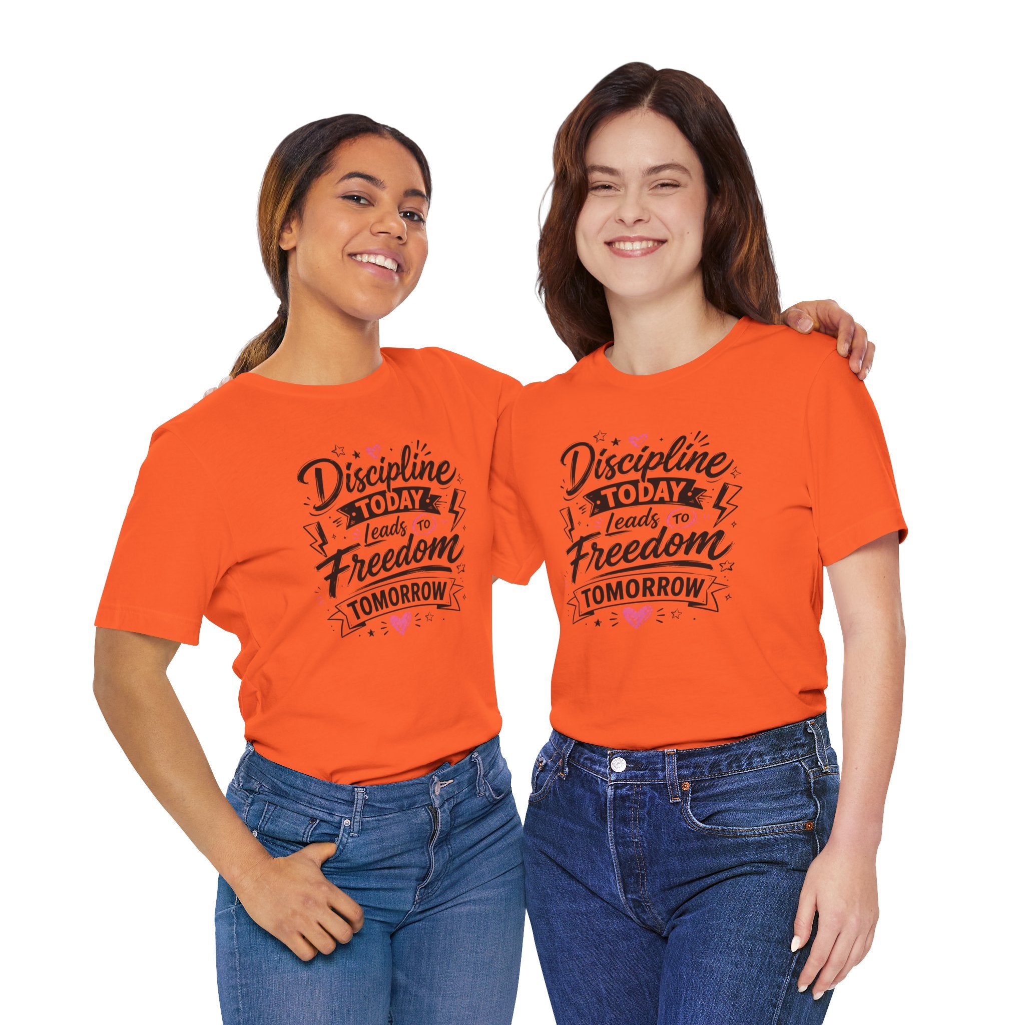 Discipline Today Leads to Freedom Tomorrow Tee — Motivational Fitness T-Shirt