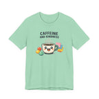 Caffeine and Kindness Coffee Graphic T Shirt