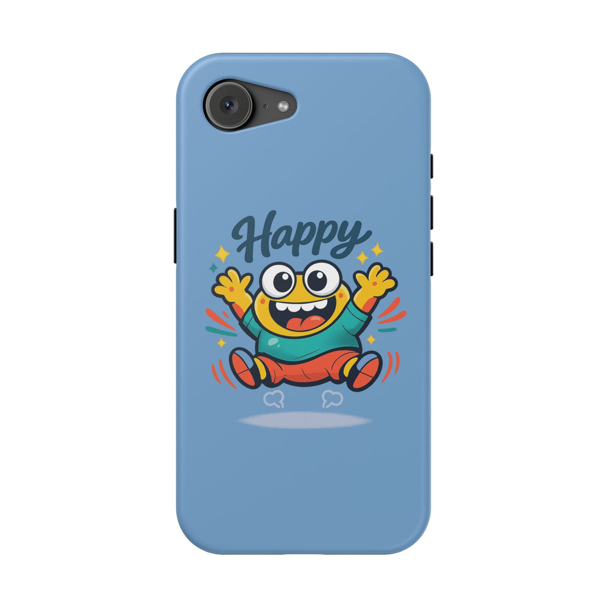 Happy Monster Magnetic Protective Phone Case Blue