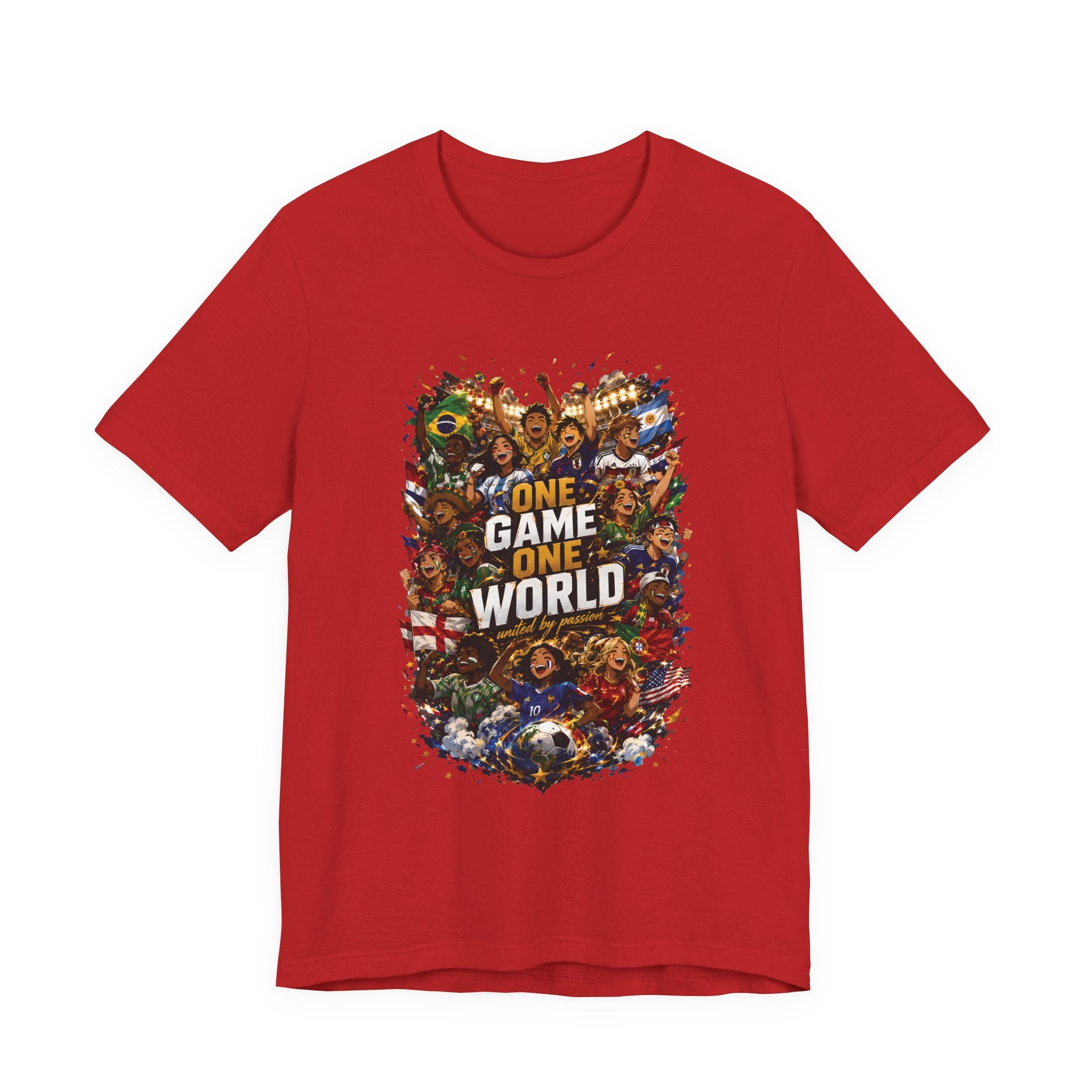 T-Shirt — 'One Game One World' Gamer Graphic Tee