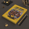 One Game One World Soccer Hardcover Journal — Personalized Number 10 Notebook