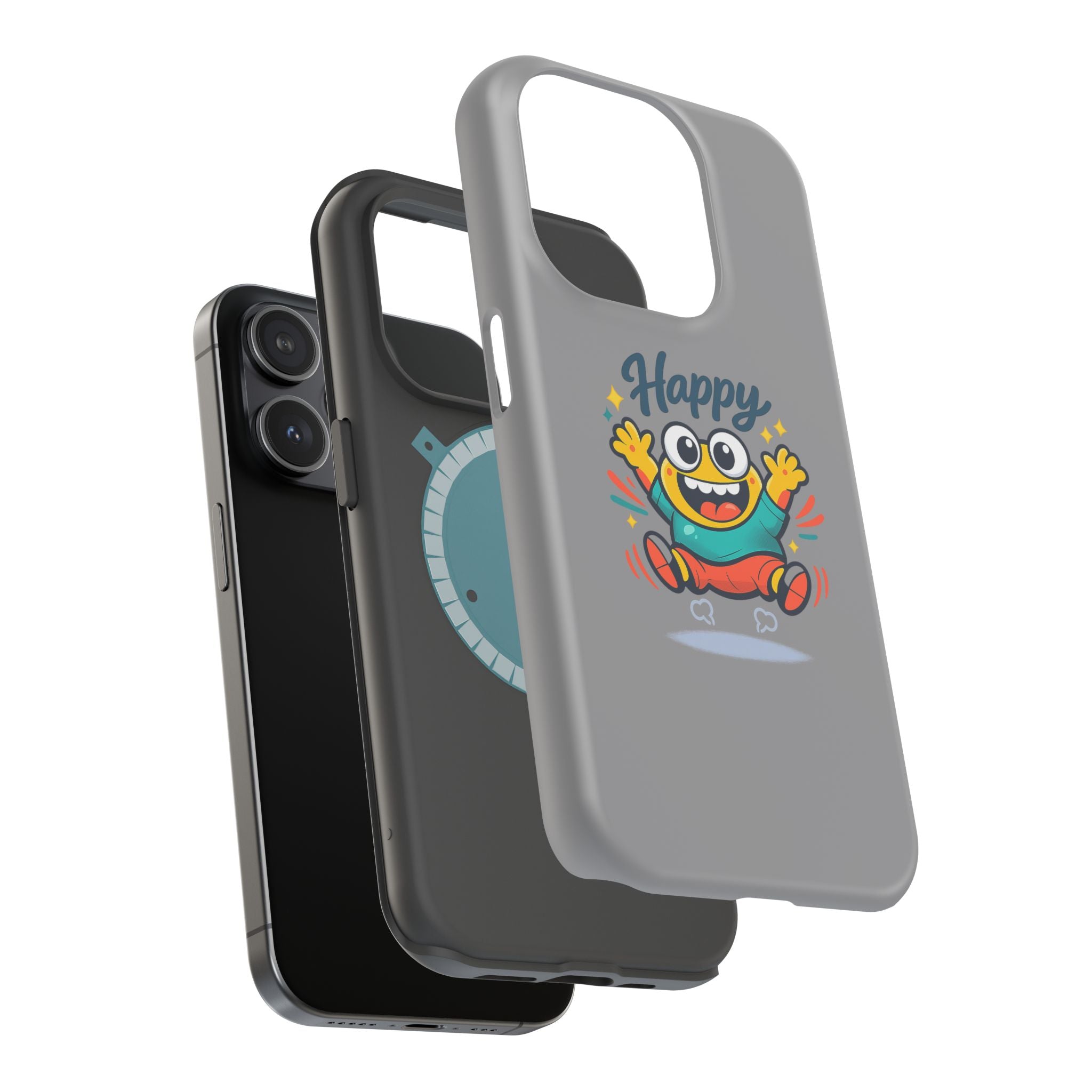 Happy Monster Magnetic Impact-Resistant Phone Case