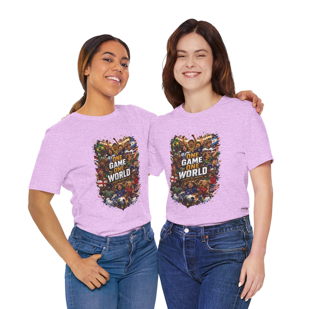 T-Shirt — 'One Game One World' Gamer Graphic Tee