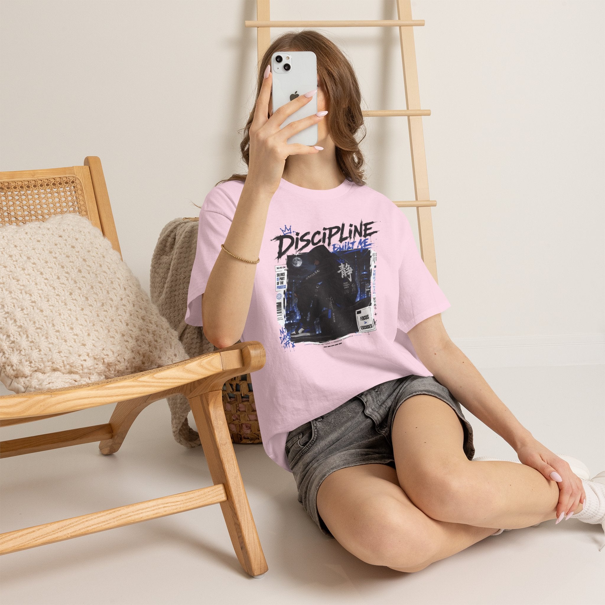 Discipline Built Me Anime Streetwear T Shirt