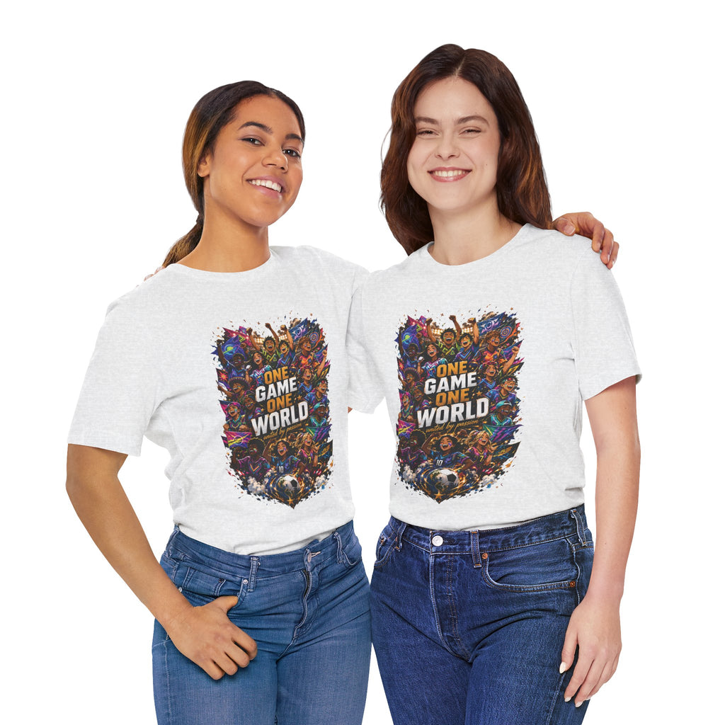 One Game One World Gamer Graphic T Shirt