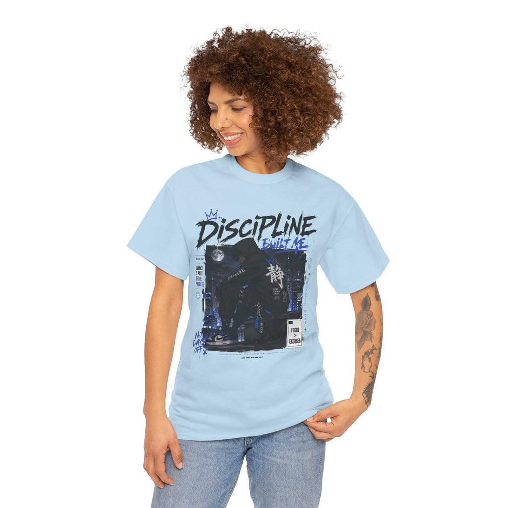 Discipline Anime Graphic Tee — Night Samurai Streetwear