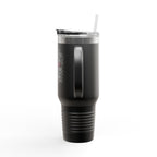 40oz Insulated Travel Mug — "Discipline Today Leads to Freedom Tomorrow" Motivational Tumbler