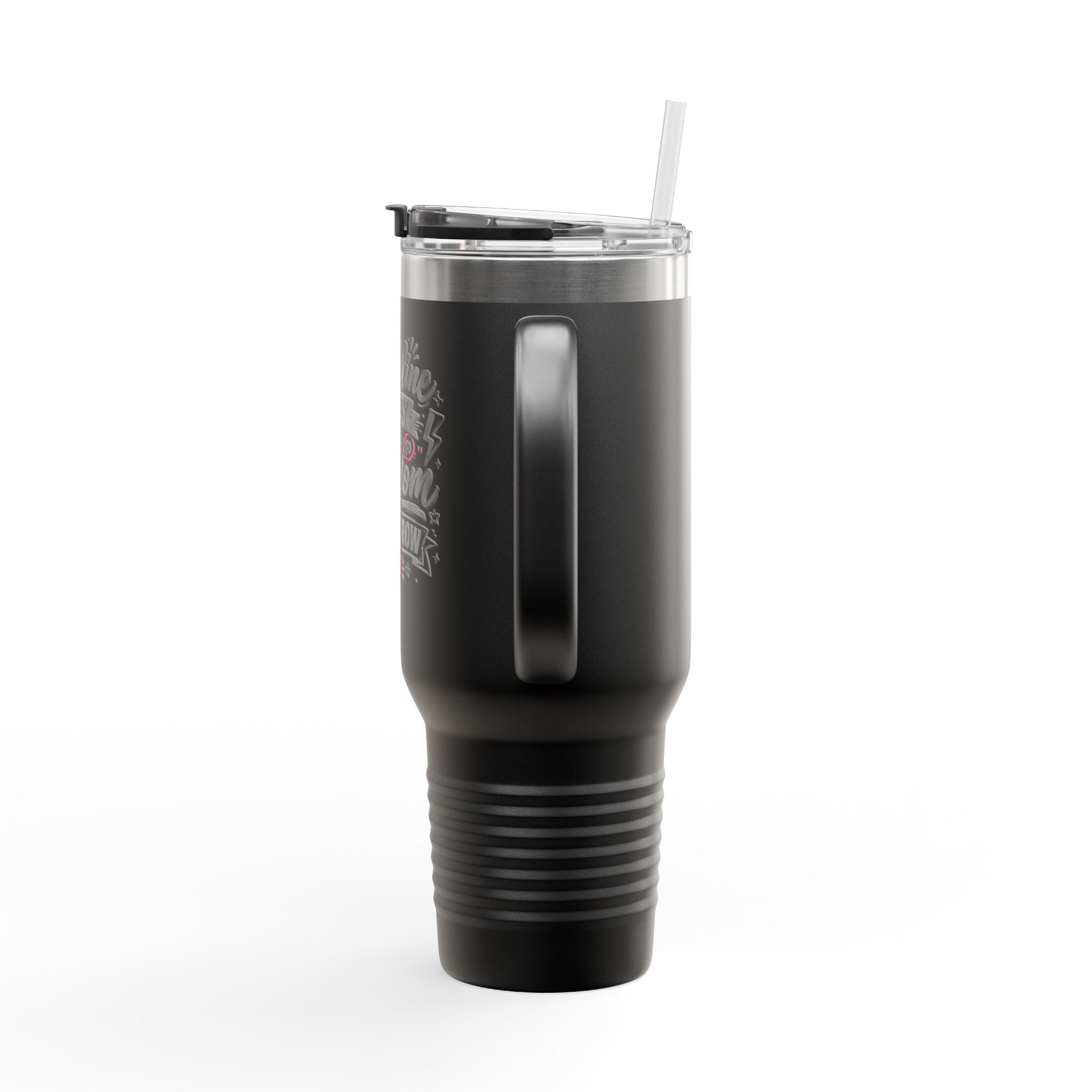 40oz Insulated Travel Mug — "Discipline Today Leads to Freedom Tomorrow" Motivational Tumbler