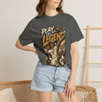 Play Like a Legend Soccer T-Shirt — Vintage Goal Celebration Graphic Tee