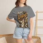 Play Like a Legend Soccer T-Shirt — Vintage Goal Celebration Graphic Tee