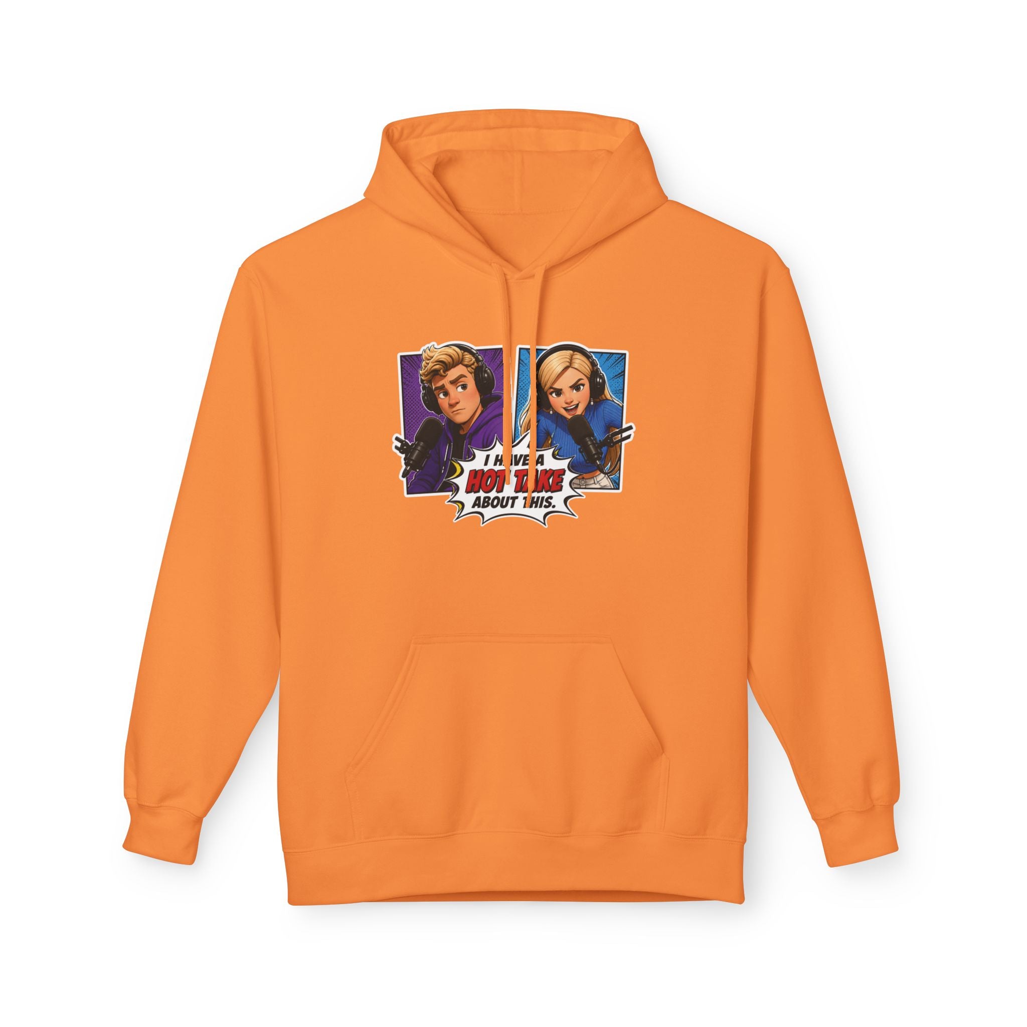 Pop-Art "I HAVE A HOT TAKE ABOUT THIS" Hoodie — Hot Take Central Graphic