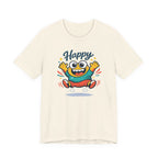 Happy Mood Blob Tee | kawaii minimal, thick outline emoji cartoon