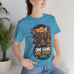 Soccer Graphic Tee - "One Game One World" Graphic T-Shirt