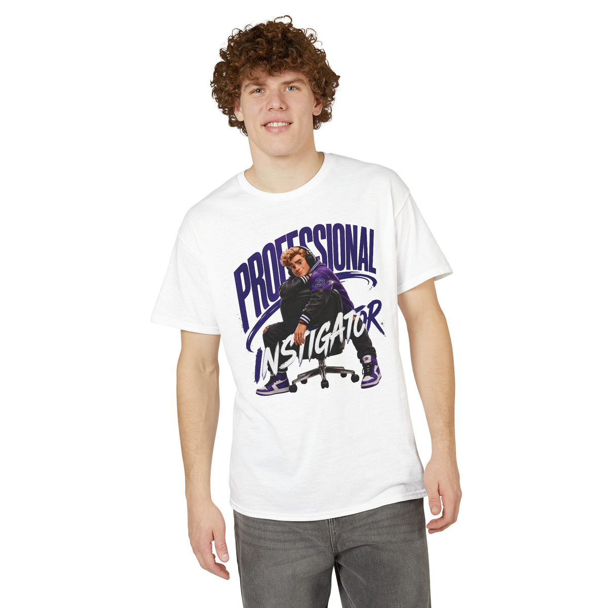 Hot Take Central Professional Instigator Jake Graphic T Shirt