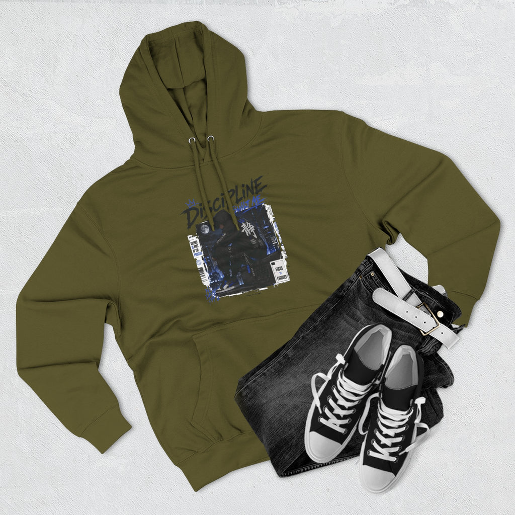 Discipline Built Me Graphic Hoodie Vintage Streetwear