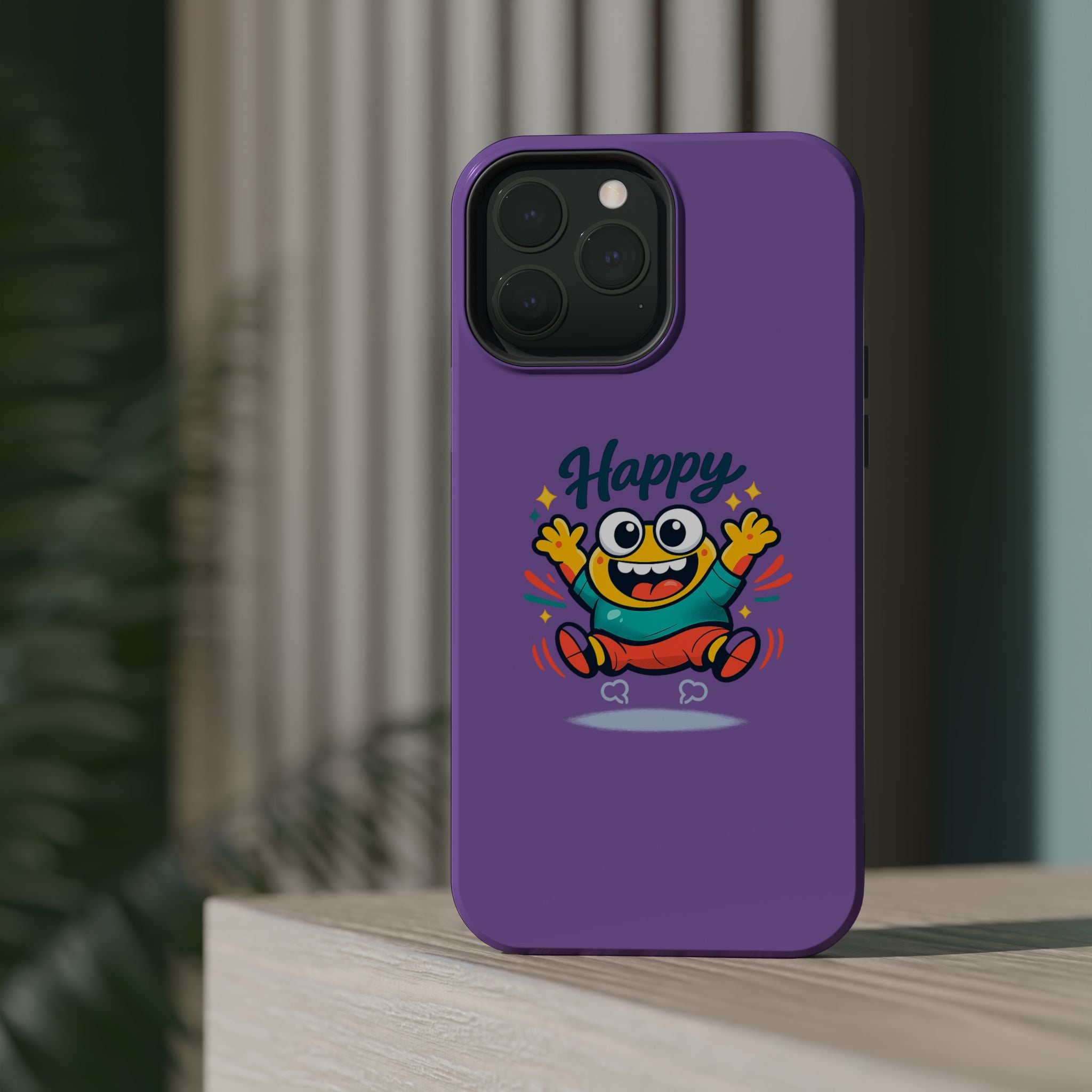 Happy Monster Magnetic Impact-Resistant Phone Case
