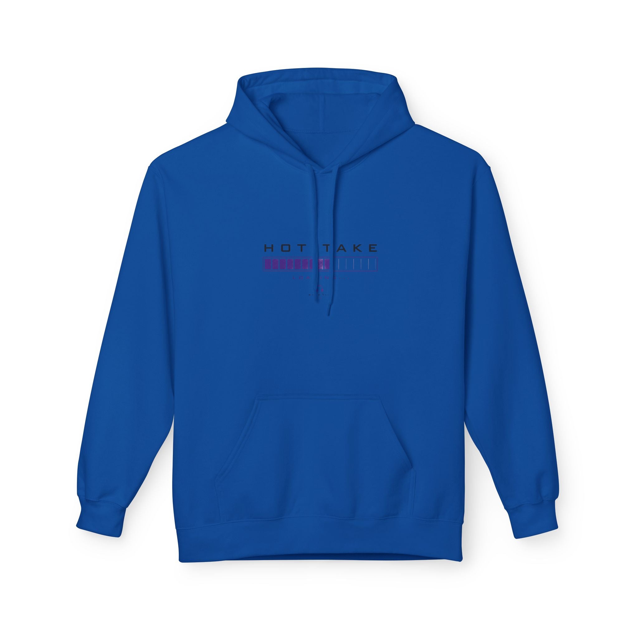 HOT TAKE Loading Hoodie — Minimalist Graphic Pullover