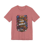 T-Shirt — 'One Game One World' Gamer Graphic Tee
