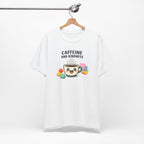 Caffeine and Kindness T-Shirt - Casual Coffee Graphic Tee