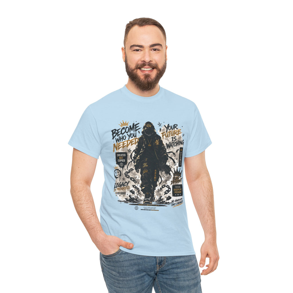 Become Who You Needed Inspirational Graphic T Shirt