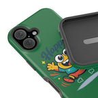 Happy Monster Magnetic Protective Phone Case Green