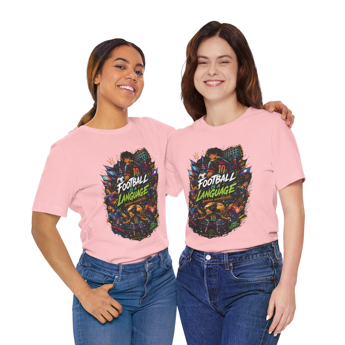 Football Is a Language Graphic T Shirt