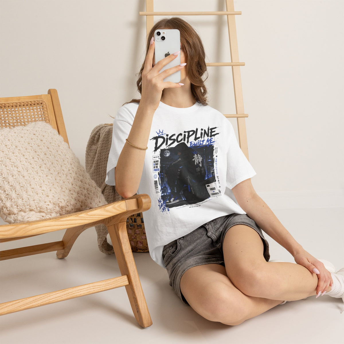 Discipline Built Me Anime Streetwear T Shirt