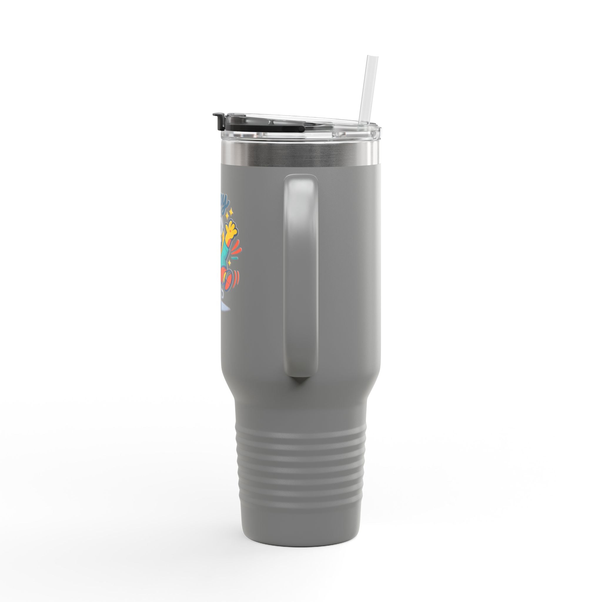 Happy Monster 40oz Insulated Travel Mug