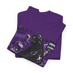 Peacekeeper Anime Graphic Tee — Purple Aesthetic Streetwear