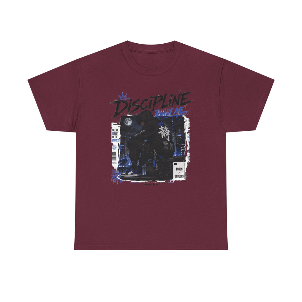 Discipline Built Me Anime Streetwear T Shirt