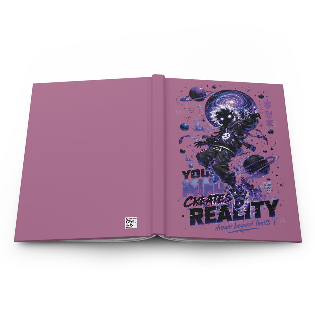 Dreamwalker Journal — "You Create Reality" Cosmic Hardcover Notebook