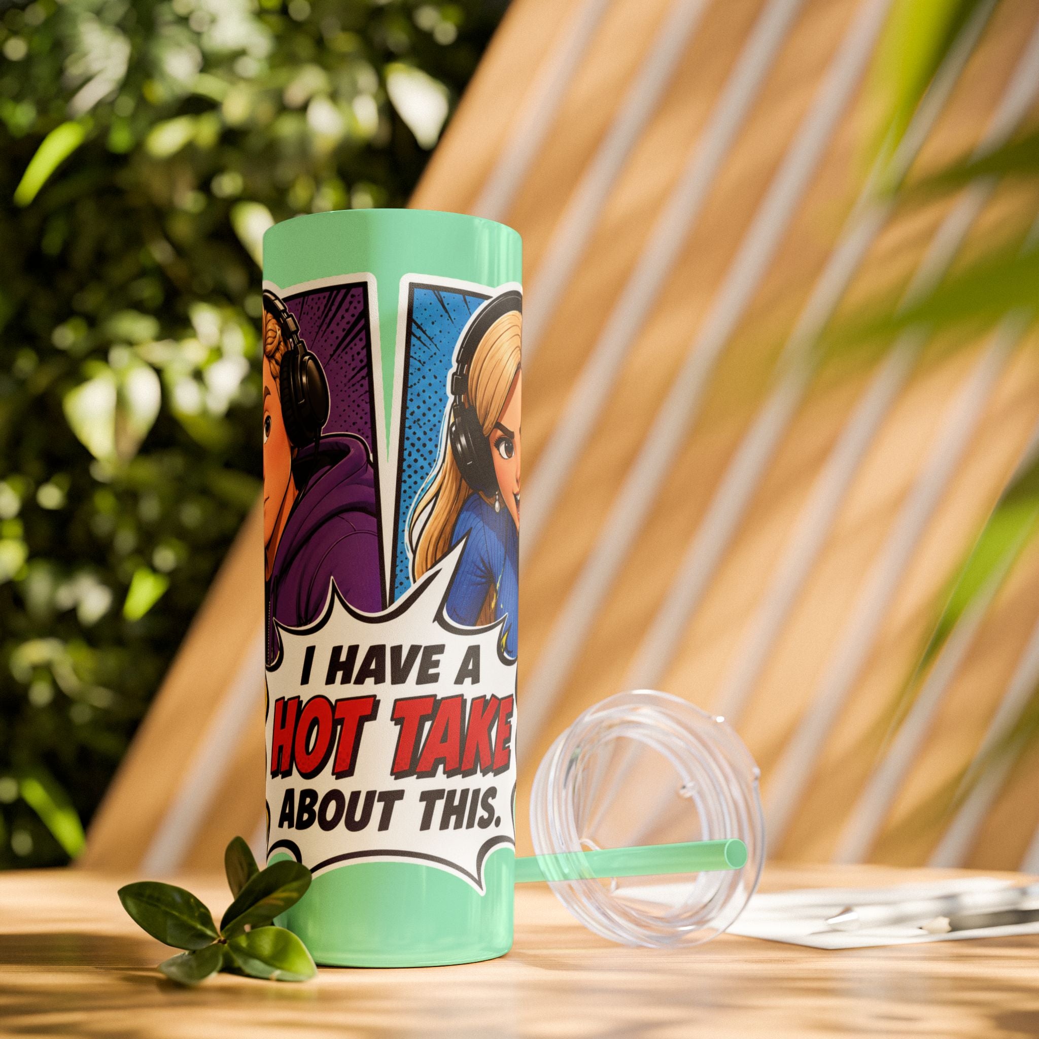 Hot Take Central I Have a Hot Take About This 20oz Pop Art Tumbler