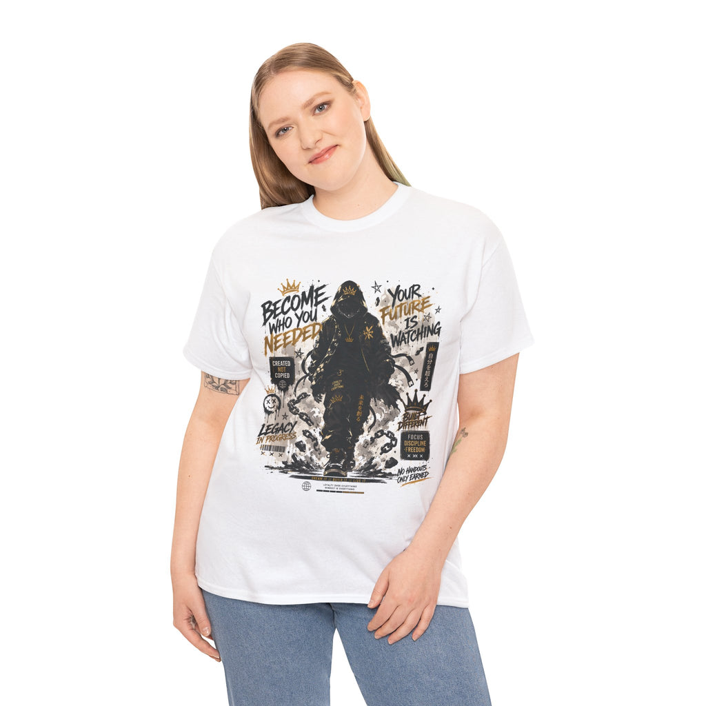Become Who You Needed Inspirational Graphic T Shirt