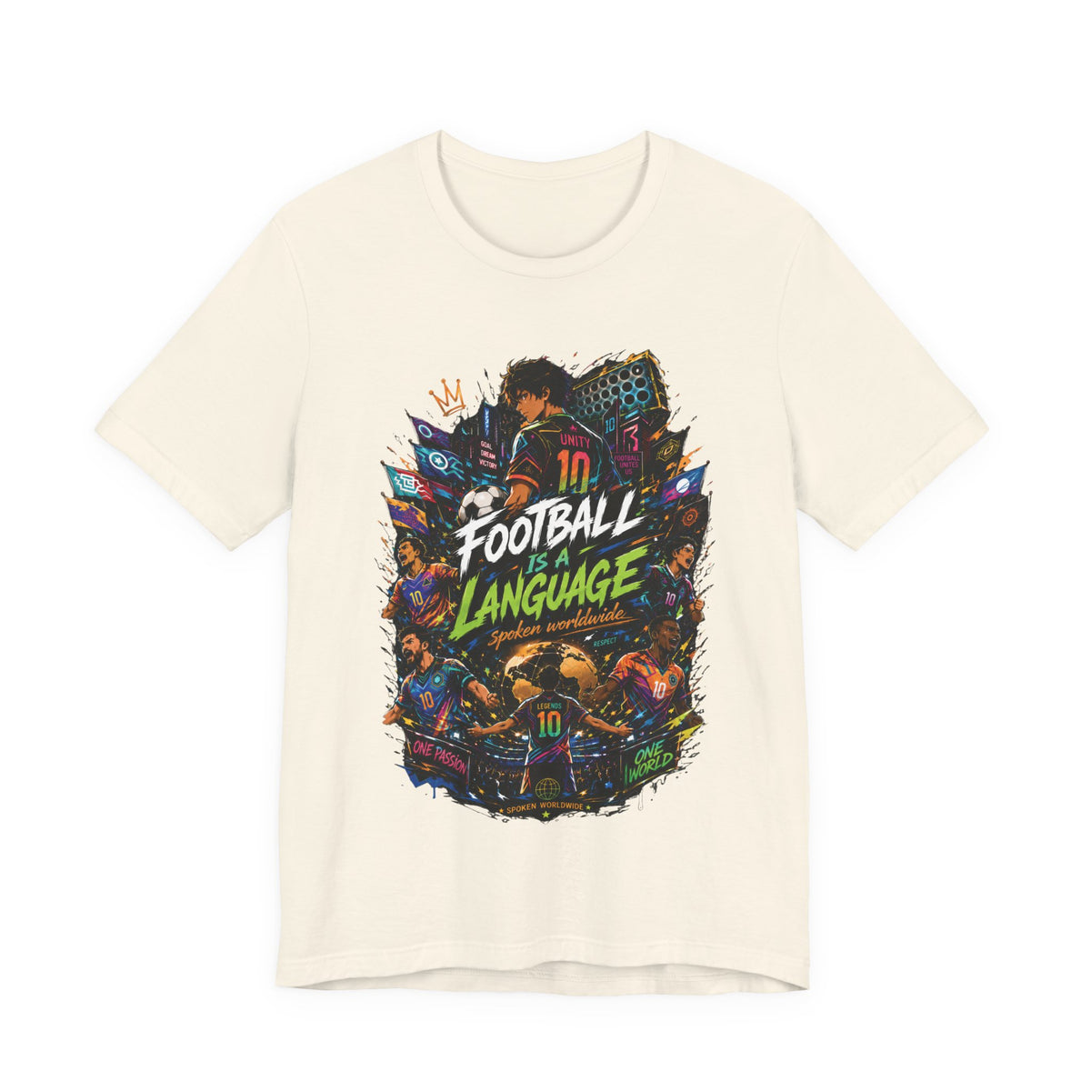 Football Is a Language Graphic T Shirt