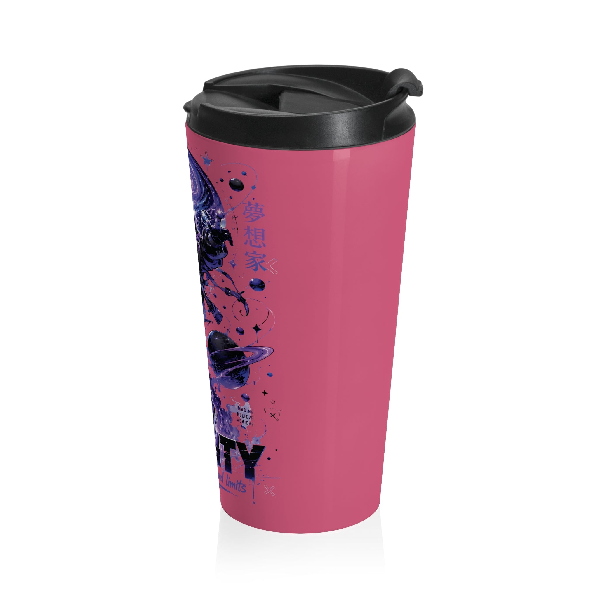 Your Mind Creates Reality Cosmic 15oz Travel Mug Blush