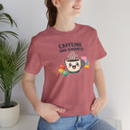 Caffeine and Kindness Tee | office humor, coffee fuel