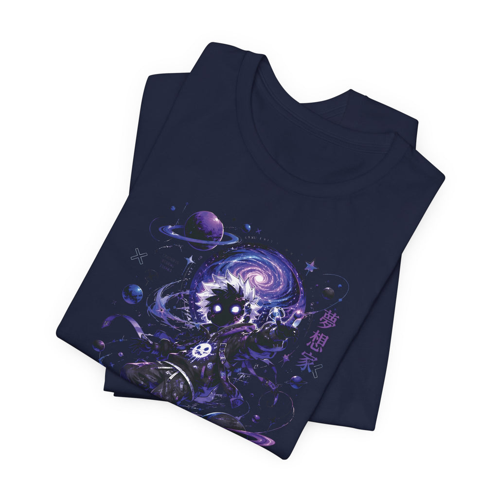 Astronaut Galaxy Tee — "Your Mind Creates Reality" Space Graphic T-Shirt