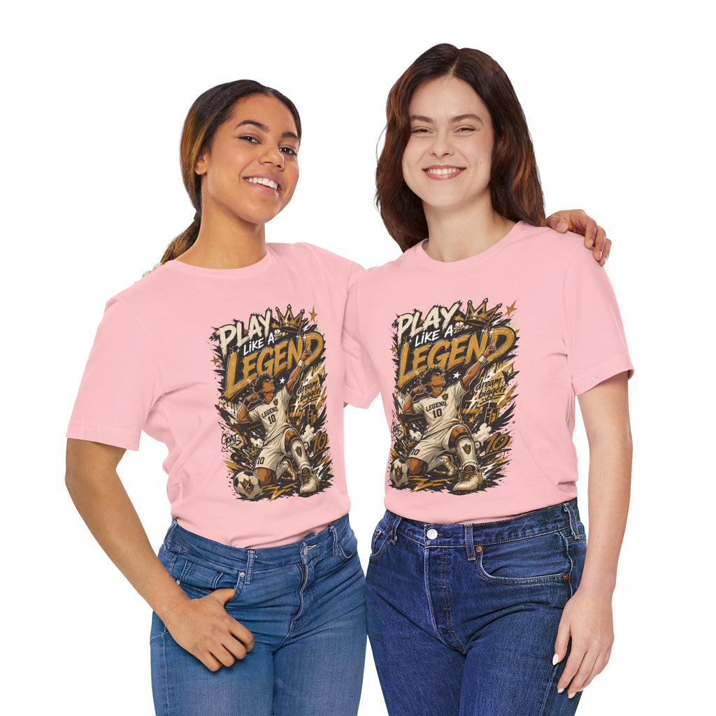 Play Like a Legend Soccer Graphic T Shirt