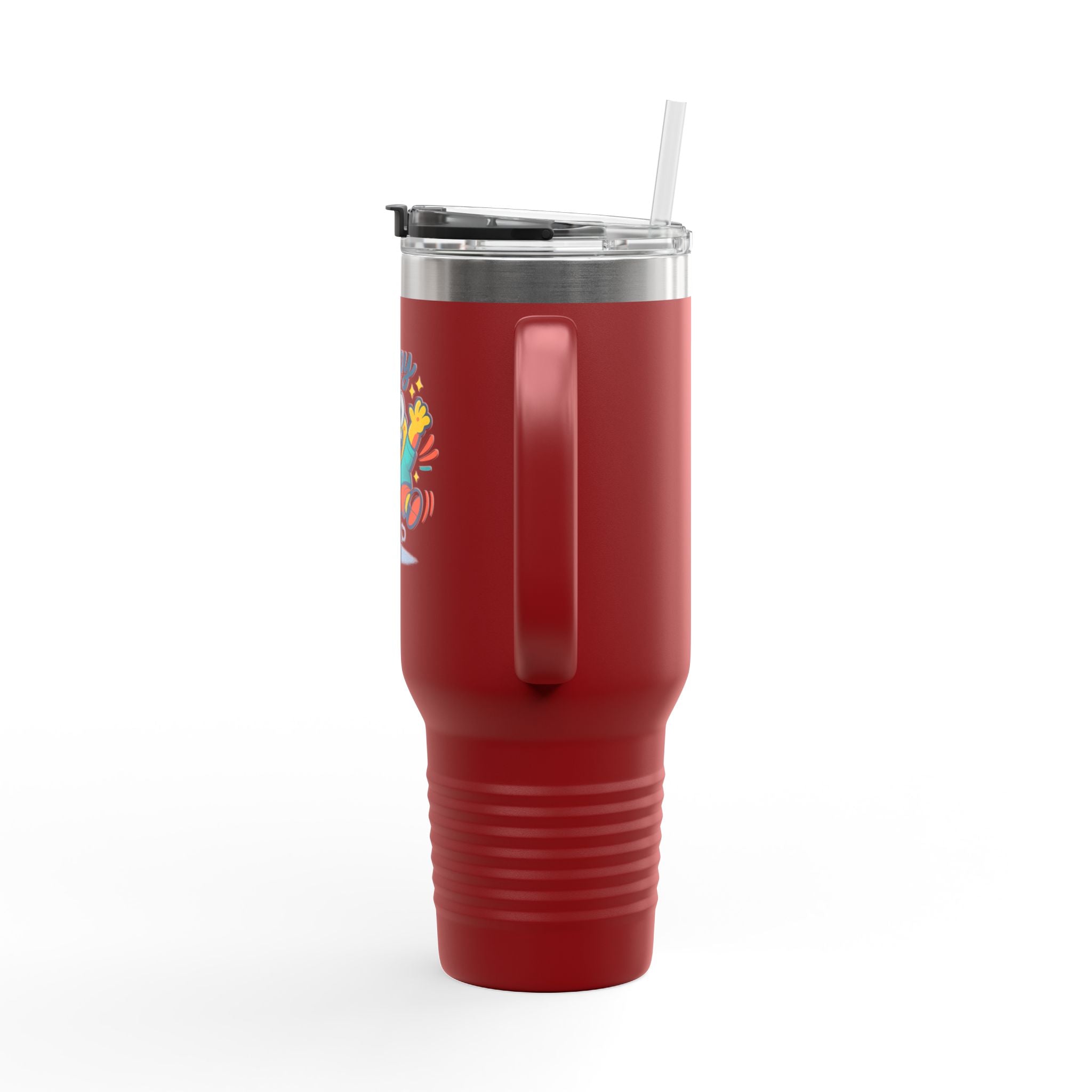 Happy Monster 40oz Insulated Travel Mug