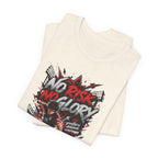 No Risk No Glory Soccer T-Shirt — Dynamic Football Player Graphic Tee