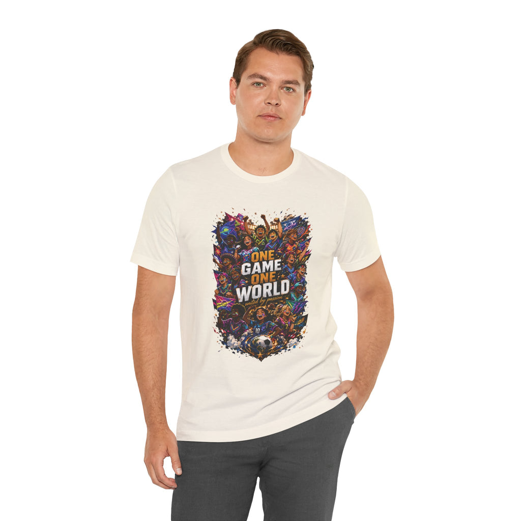 T-Shirt — 'One Game One World' Gamer Graphic Tee