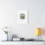 Happy Blob Cartoon Canvas Bold Kawaii Wall Art