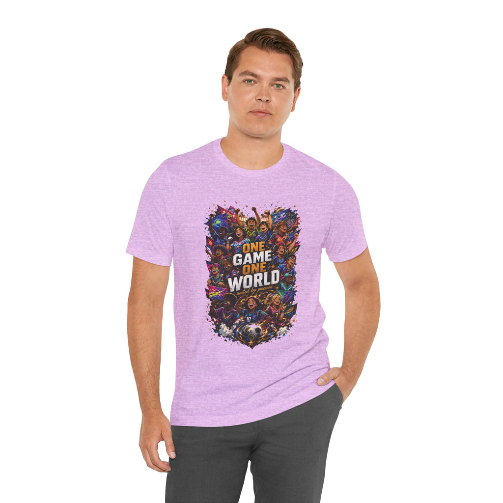 T-Shirt — 'One Game One World' Gamer Graphic Tee
