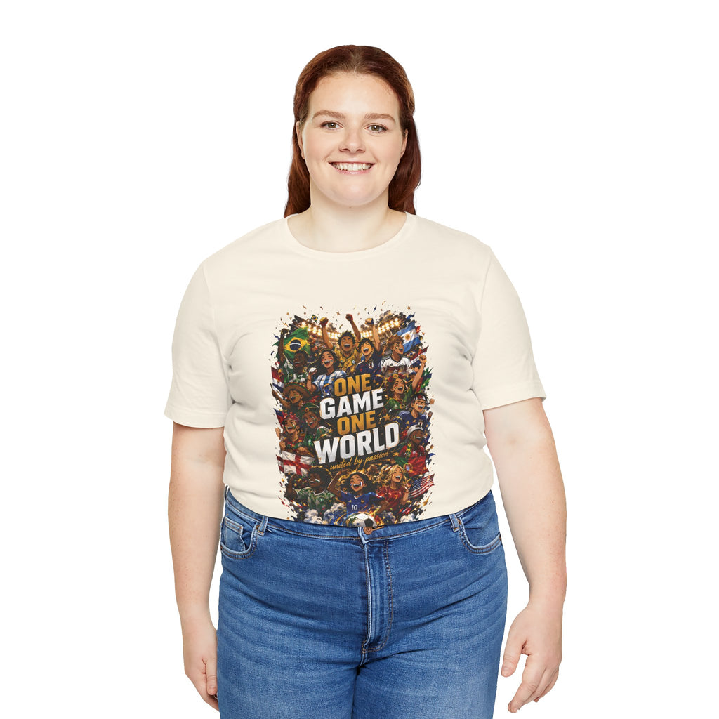 T-Shirt — 'One Game One World' Gamer Graphic Tee