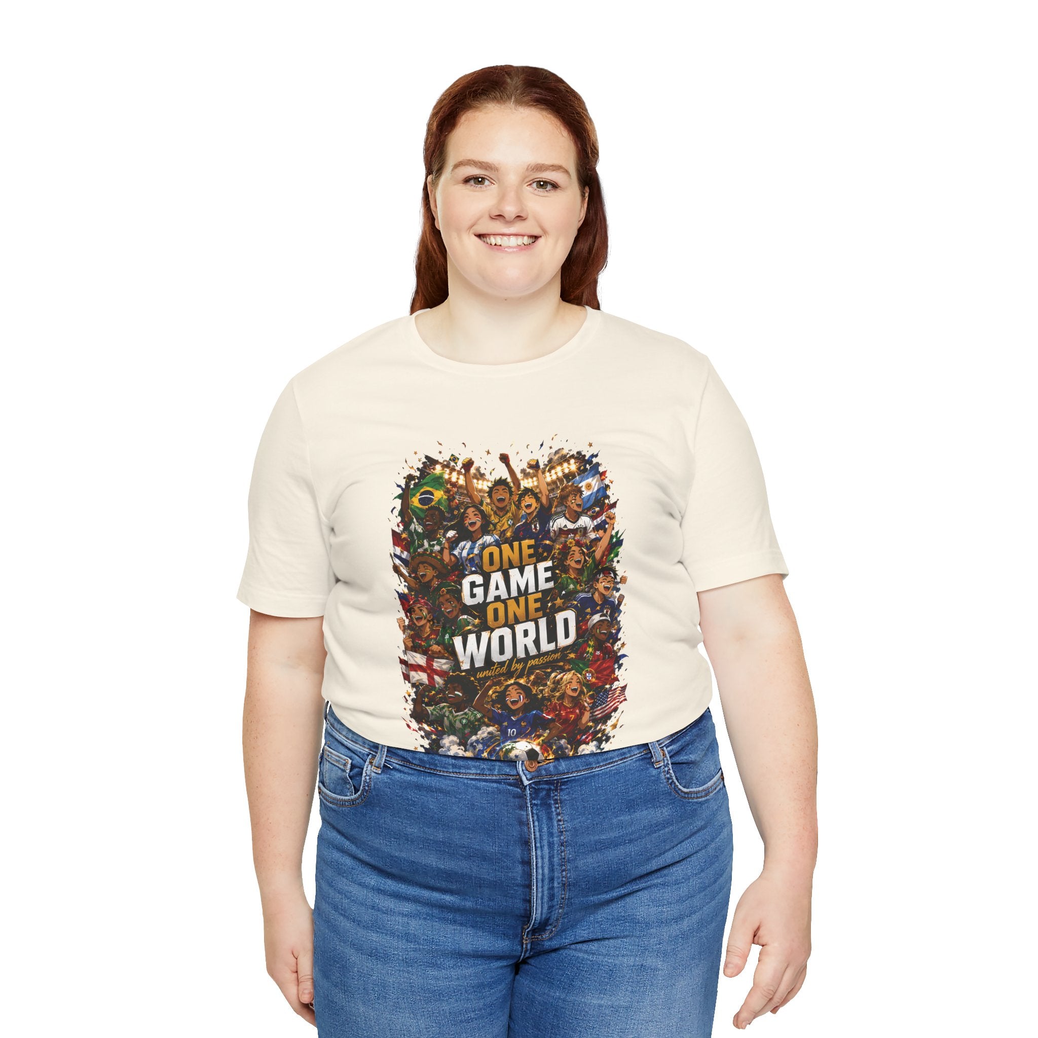 T-Shirt — 'One Game One World' Gamer Graphic Tee
