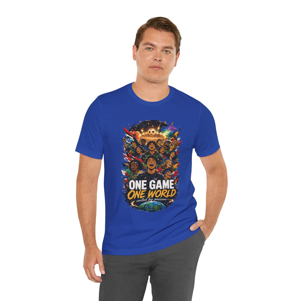 One Game One World Soccer Graphic T Shirt