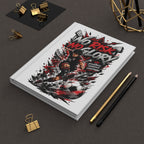 No Risk No Glory Soccer Journal — Personalized Hardcover Notebook (Number 10)