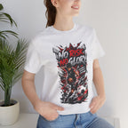 No Risk No Glory Soccer T-Shirt — Dynamic Football Player Graphic Tee