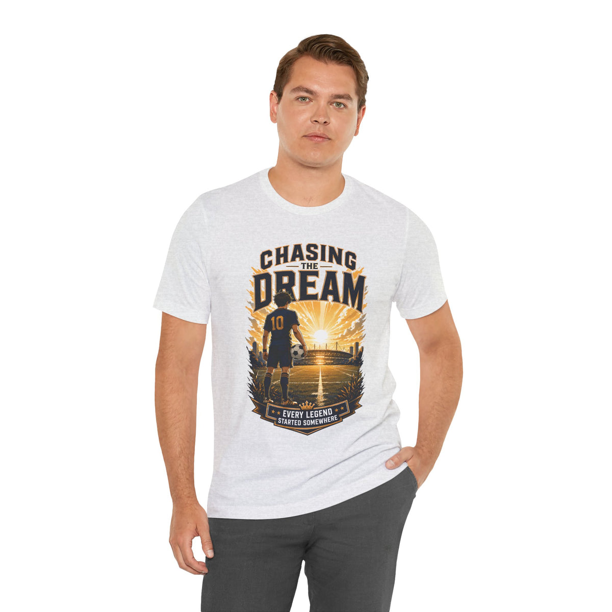 Chasing the Dream Soccer Graphic T Shirt