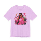 Boss Babe Pink Fashion Tee — Women’s Glam Money & Shopping Graphic Shirt